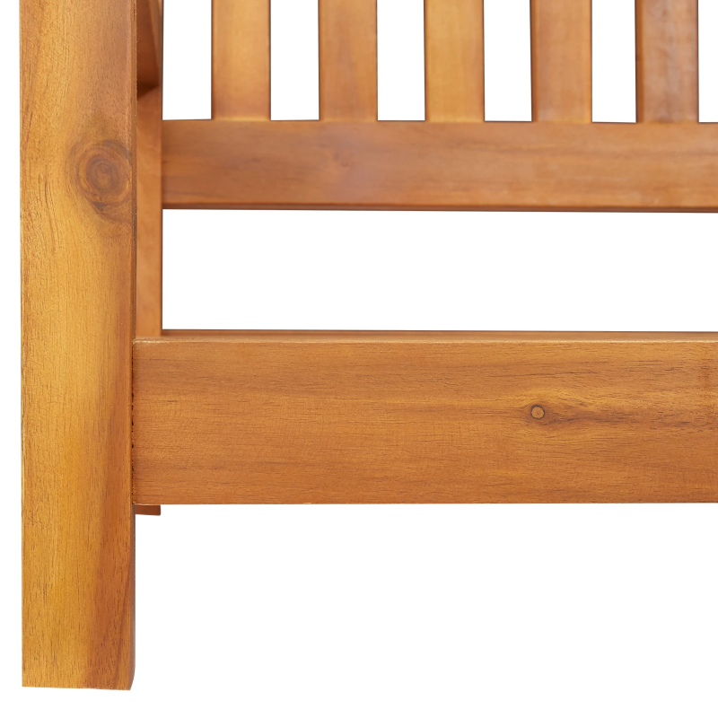 vidaXL Šūpoļu sols Brūna 110 x 56 x 58.5 cm Cietā akācijas koks