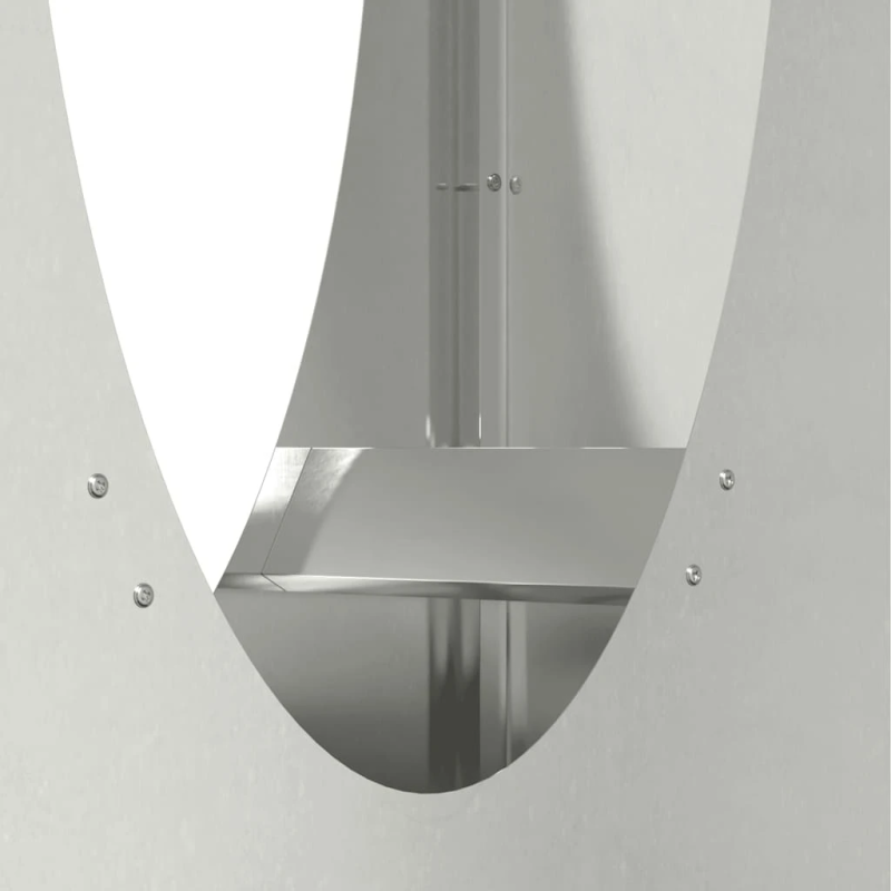 vidaXL malkas statīvs, 50x23x100 cm, nerūsējošs tērauds