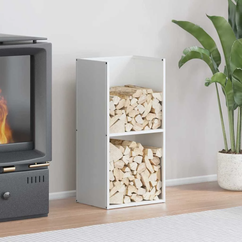 vidaXL Malkas plaukts, balta, 40x30x80 cm, auksti velmēts tērauds