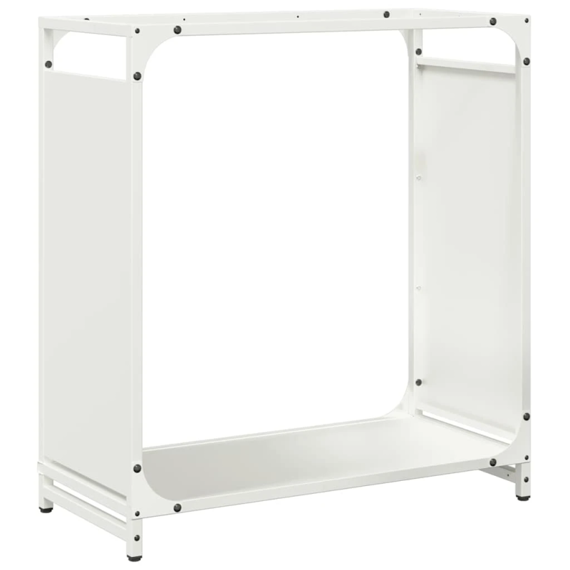 vidaXL Malkas plaukts, balta, 60x28x65 cm, auksti velmēts tērauds