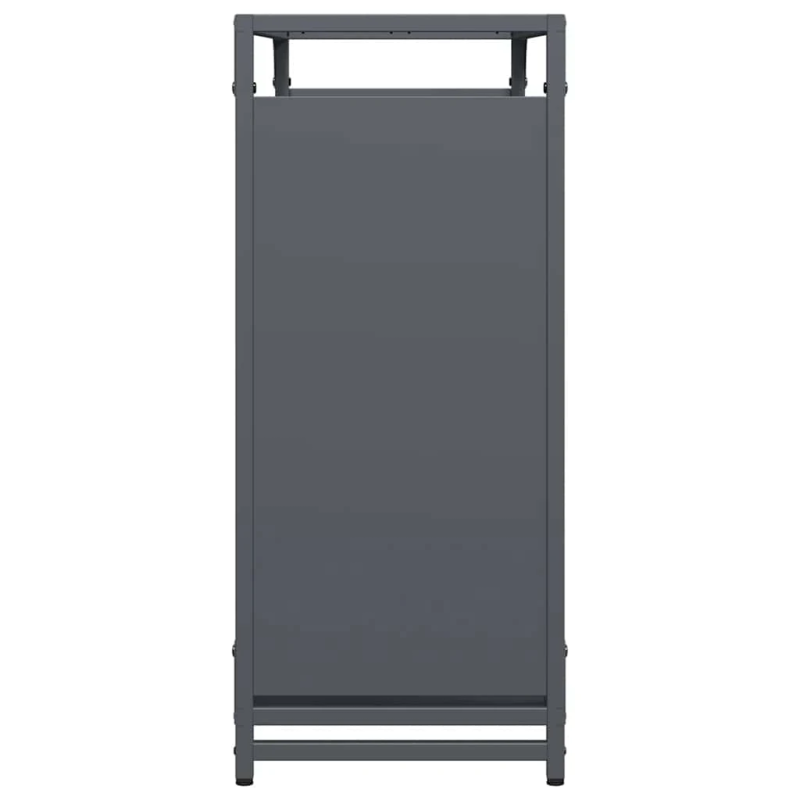 vidaXL Malkas plaukts, antracīts 90x28x65 cm, auksti velmēts tērauds