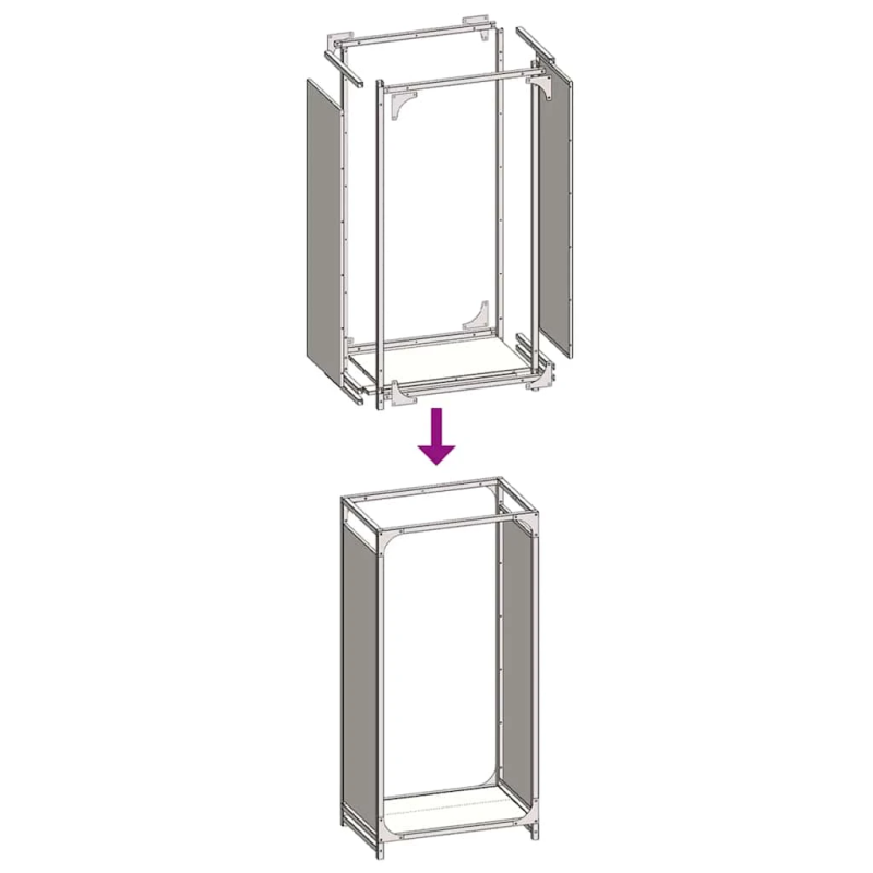 vidaXL Malkas plaukts, olīvu zaļa 44x28x90 cm auksti velmēts tērauds