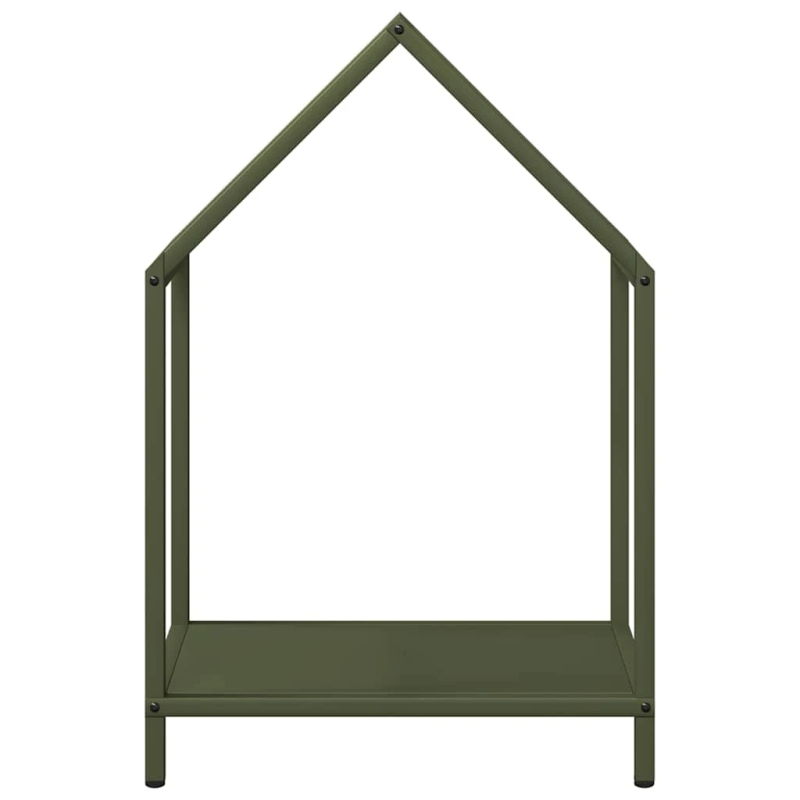 vidaXL Malkas plaukts, olīvu zaļa 40x25x60 cm auksti velmēts tērauds