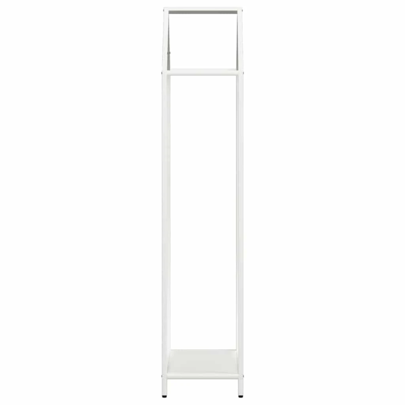 vidaXL Malkas plaukts Balts 40x25x120 cm Auksti velmēts tērauds