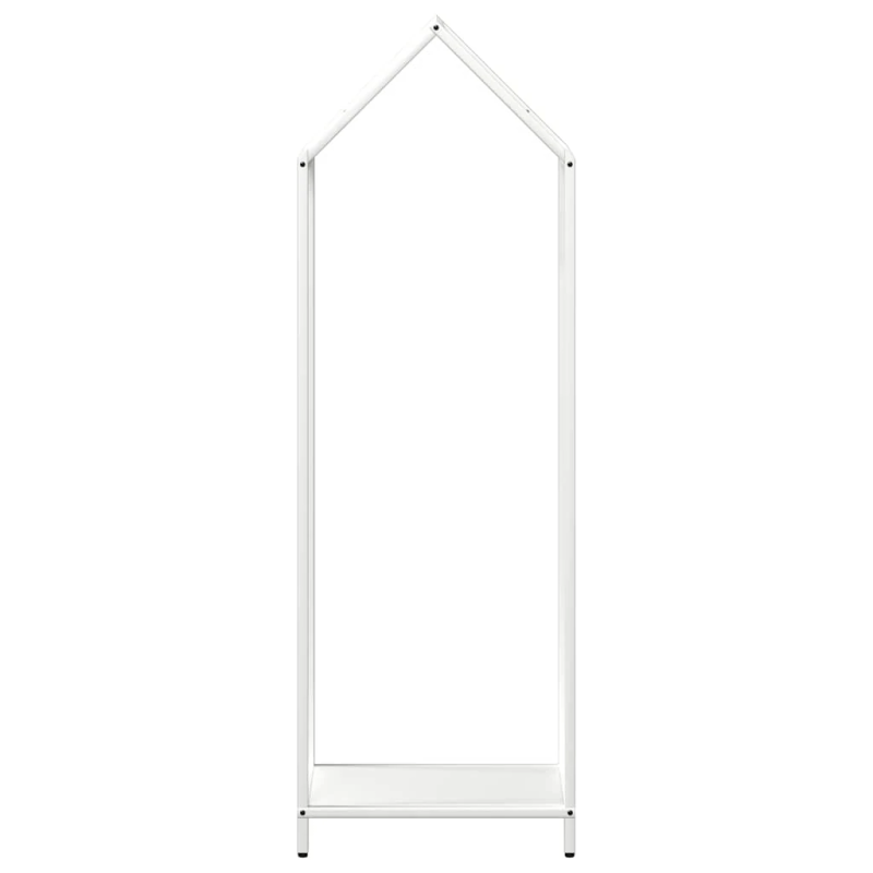 vidaXL Malkas plaukts Balts 40x25x120 cm Auksti velmēts tērauds