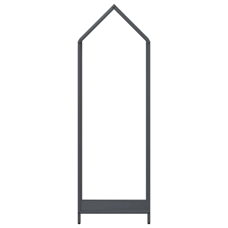 vidaXL malkas plaukts antracīts 40x25x120 cm auksti velmēts tērauds