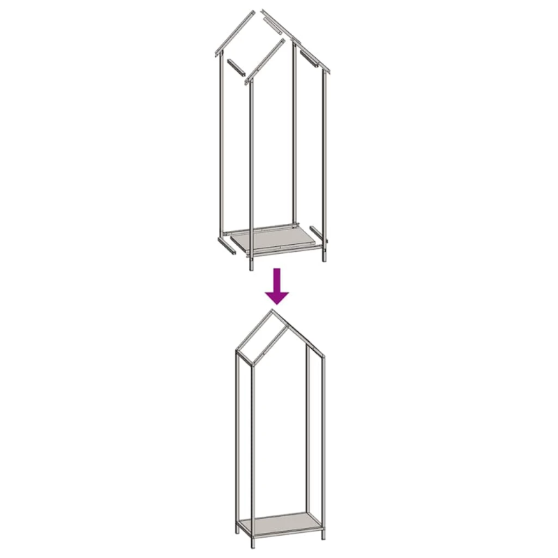 vidaXL malkas plaukts olīvzaļš 40x25x120 cm auksti velmēts tērauds