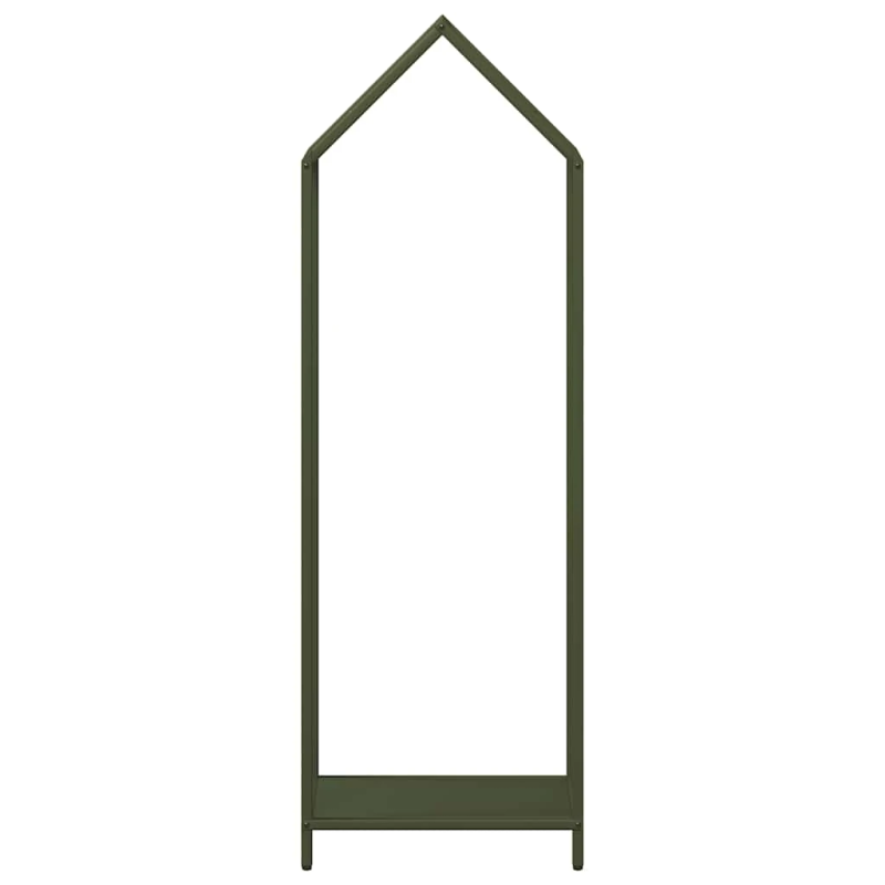 vidaXL malkas plaukts olīvzaļš 40x25x120 cm auksti velmēts tērauds