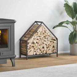 vidaXL Malkas plaukts Melns 60x25x60 cm Auksti velmēts tērauds