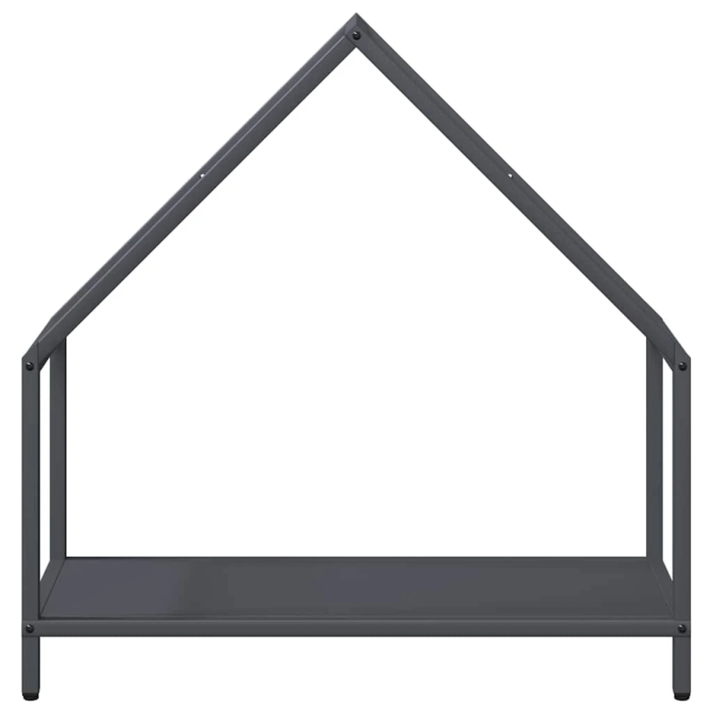 vidaXL malkas plaukts antracīts 60x25x60 cm auksti velmēts tērauds