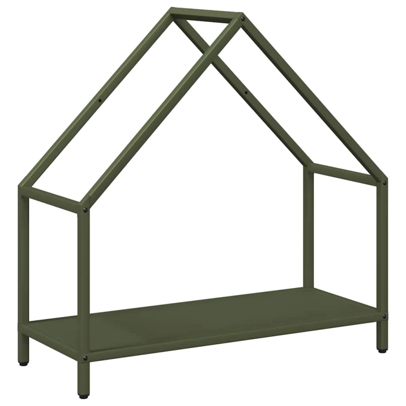 vidaXL Malkas plaukts Olive Green 60x25x60 cm Auksti velmēts tērauds