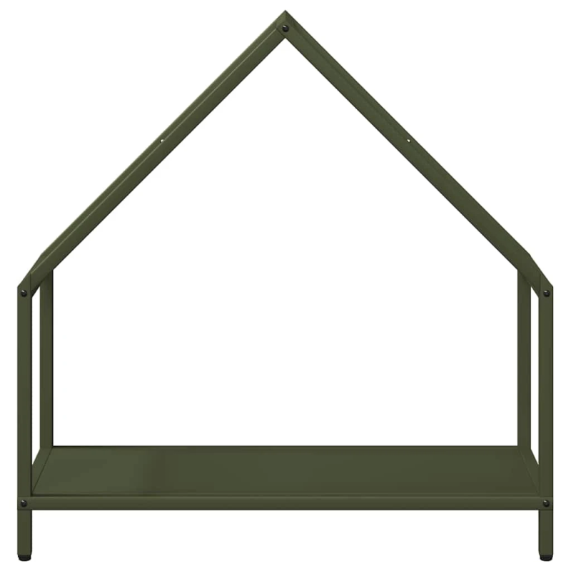 vidaXL Malkas plaukts Olive Green 60x25x60 cm Auksti velmēts tērauds