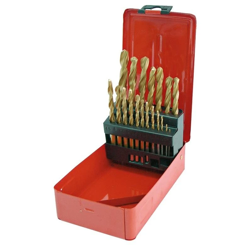 Urbju komplekts metalam HSS-TIN 1-10mm 19gb