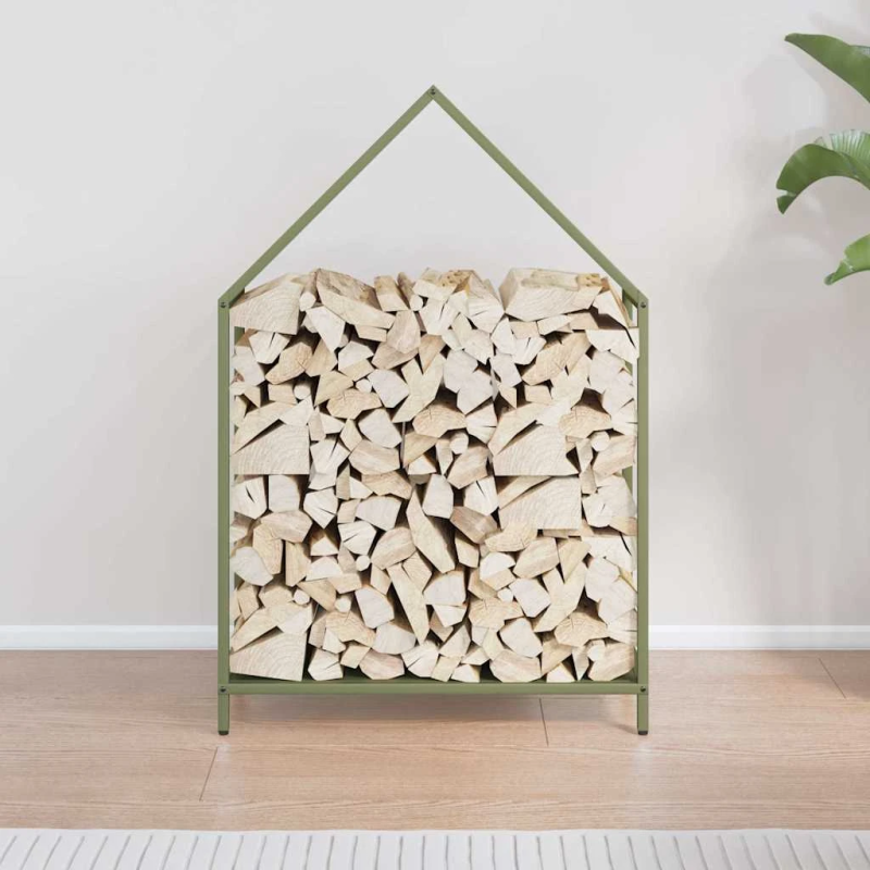 vidaXL malkas plaukts olīvzaļš 60x25x90 cm auksti velmēts tērauds