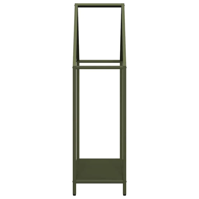vidaXL malkas plaukts olīvzaļš 60x25x90 cm auksti velmēts tērauds