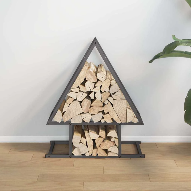 vidaXL Malkas plaukts, melns, 50x25x60 cm, auksti velmēts tērauds