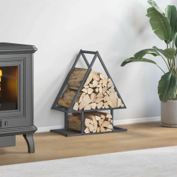 vidaXL malkas plaukts antracīts 50x25x60 cm auksti velmēts tērauds