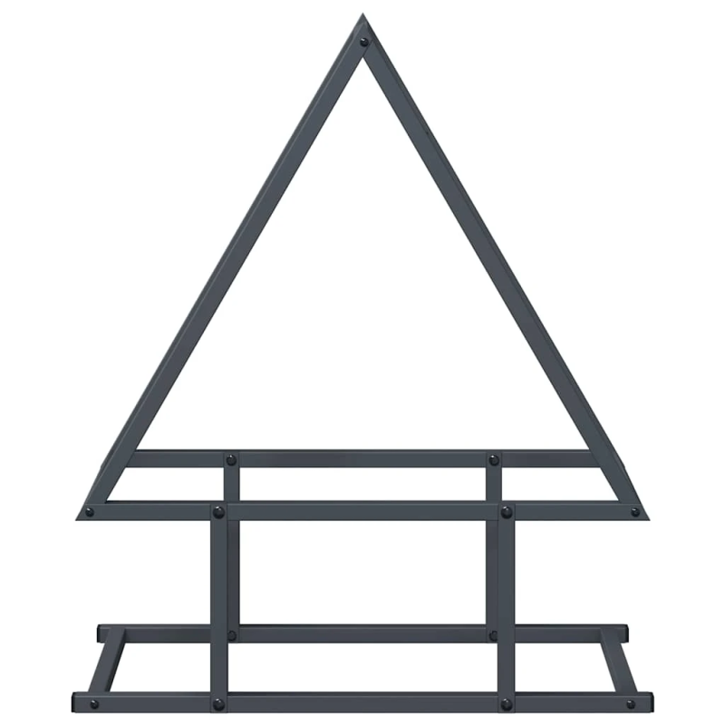 vidaXL malkas plaukts antracīts 50x25x60 cm auksti velmēts tērauds