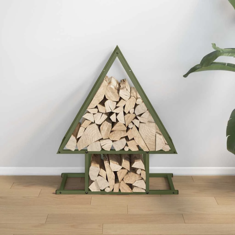 vidaXL Malkas plaukts, olīvu zaļa 50x25x60 cm auksti velmēts tērauds