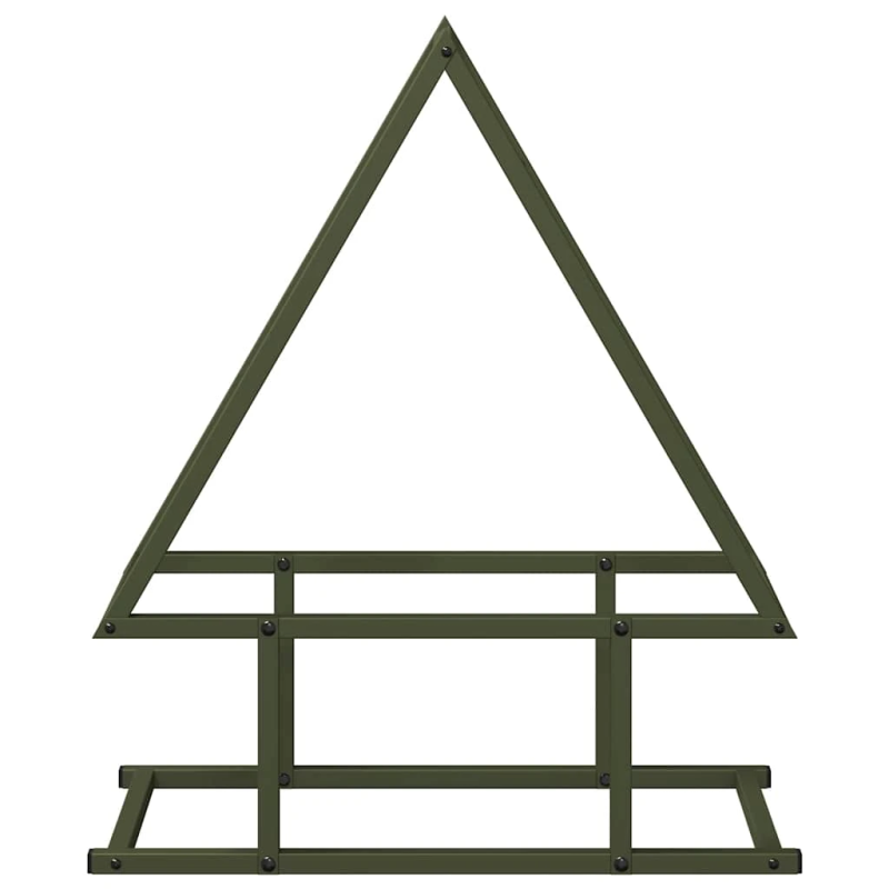 vidaXL Malkas plaukts, olīvu zaļa 50x25x60 cm auksti velmēts tērauds