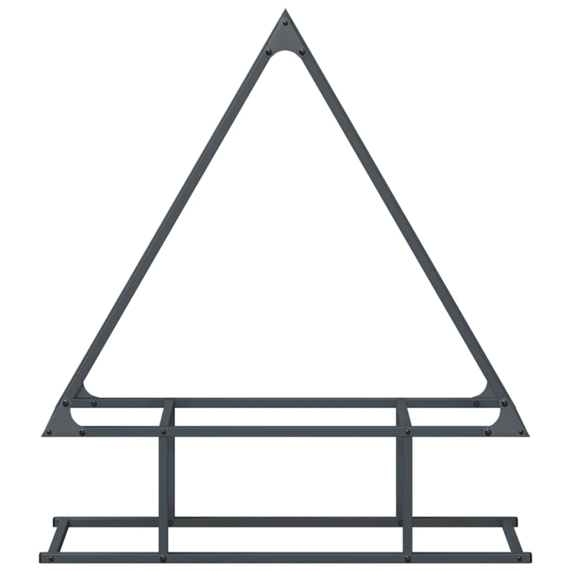 vidaXL malkas plaukts antracīts 80x25x90 cm auksti velmēts tērauds