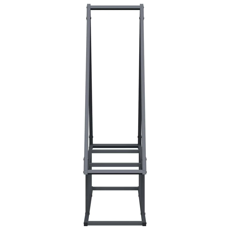 vidaXL malkas plaukts antracīts 80x25x90 cm auksti velmēts tērauds