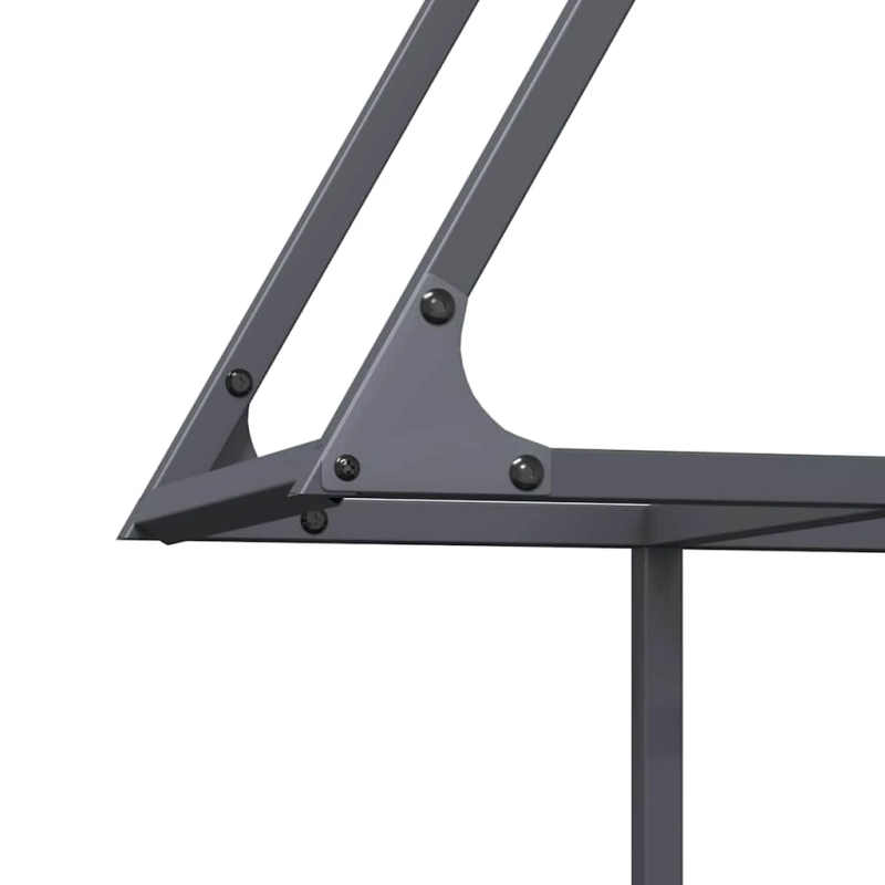 vidaXL malkas plaukts antracīts 80x25x90 cm auksti velmēts tērauds