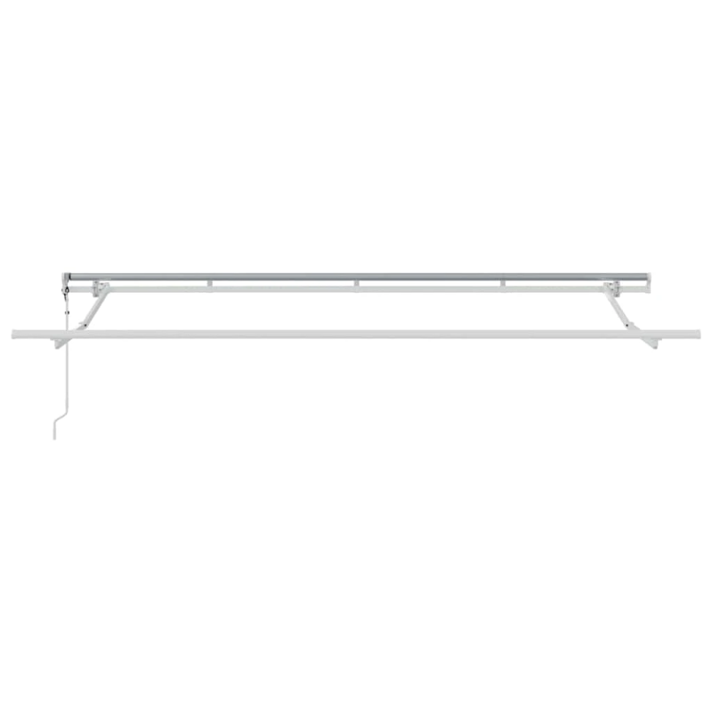 vidaXL Izvelkams jumtiņš Oranža 400 x 200 cm audums