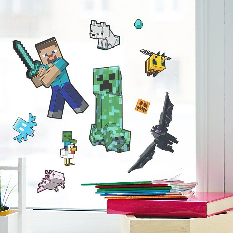 Paladone Minecraft Window Cling Decals