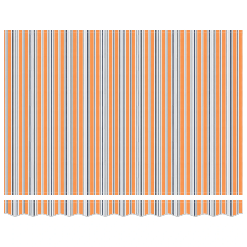 vidaXL Izvelkams jumtiņš Daudzkrāsains 300 x 250 cm