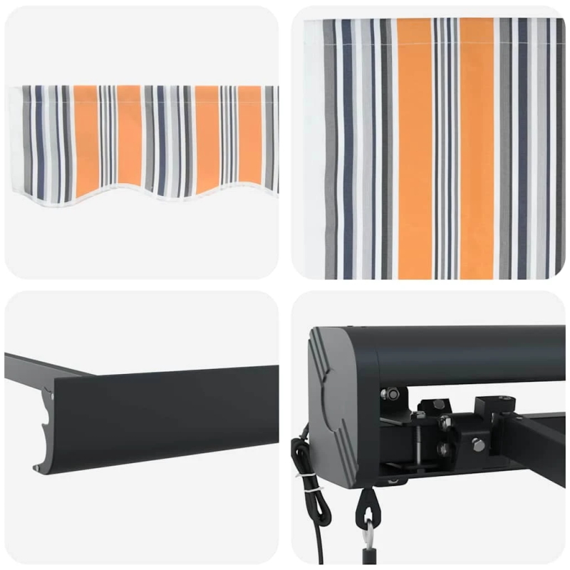 vidaXL Markīze Daudzkrāsains 300 x 250 x 165 cm