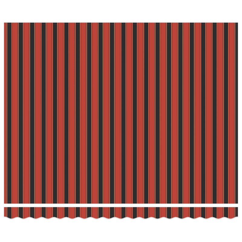 vidaXL Markīze Oranžs un brūns 350 x 250 x 165 cm Poliesters