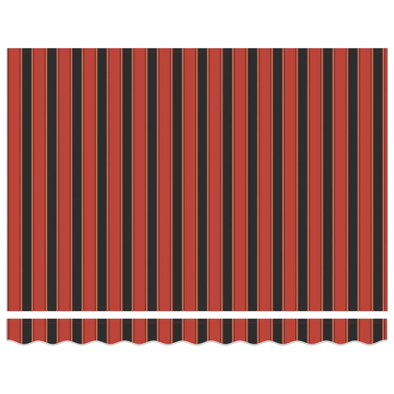 vidaXL Markīze Oranžs un brūns 350 x 250 x 165 cm Poliesters