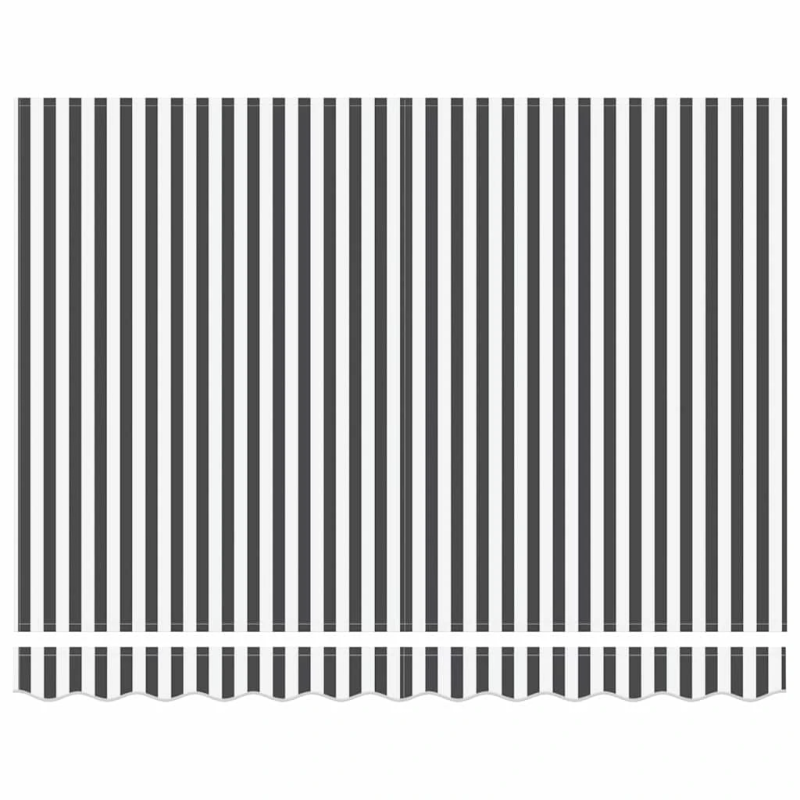 vidaXL Izvelkams jumtiņš Antracīts un balts 350 x 250 cm