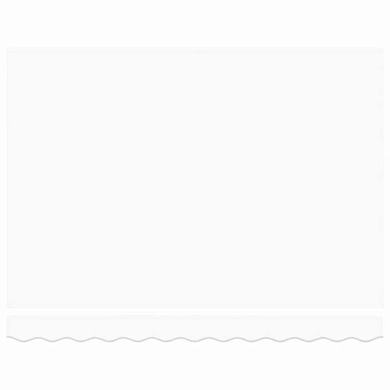 vidaXL Izvelkams jumtiņš Balts 350 x 250 cm Poliesters un metāls