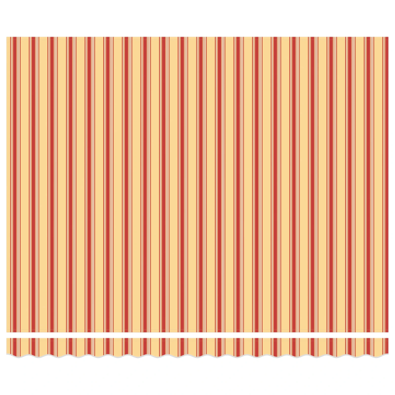 vidaXL Izvelkams jumtiņš Dzeltena un oranža 400 × 300 cm