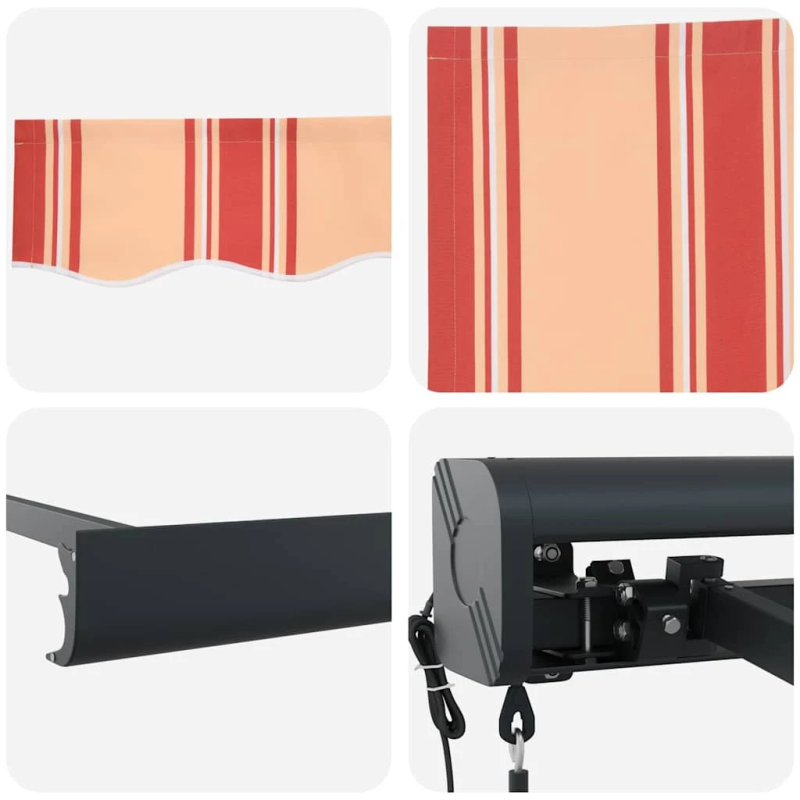 vidaXL Markīze Dzeltena un oranža 400 x 300 x 165 cm