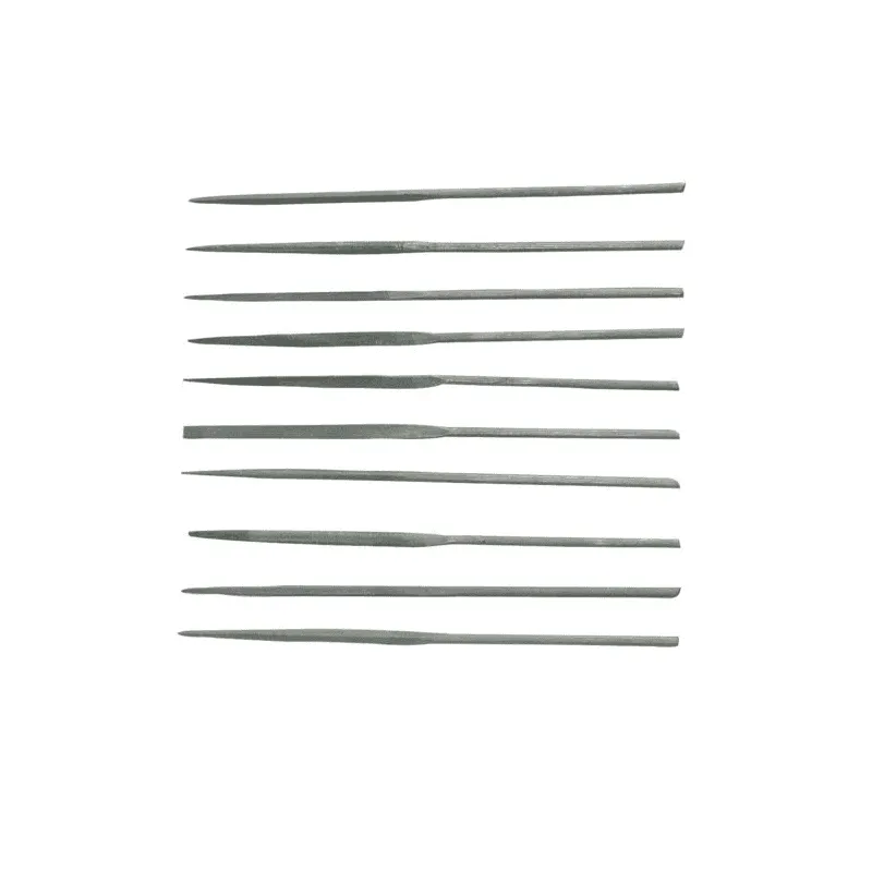 Vīļu komplekts Proline 32010, pusapaļš, 140 mm, metāla, 10 gab.