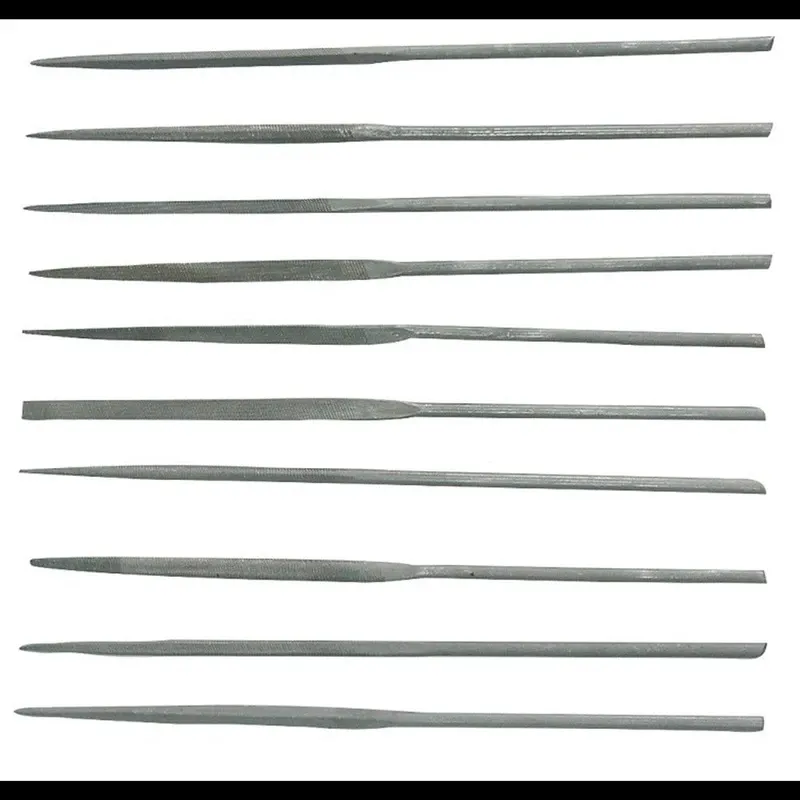 Dildžių rinkinys Proline 32010, pusiau apvali, 140 mm, metalas, 10 vnt.