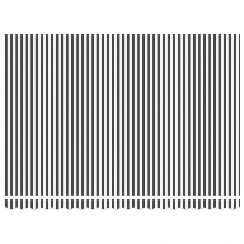 vidaXL Izvelkams jumtiņš Antracīts un balts 450 × 300 cm