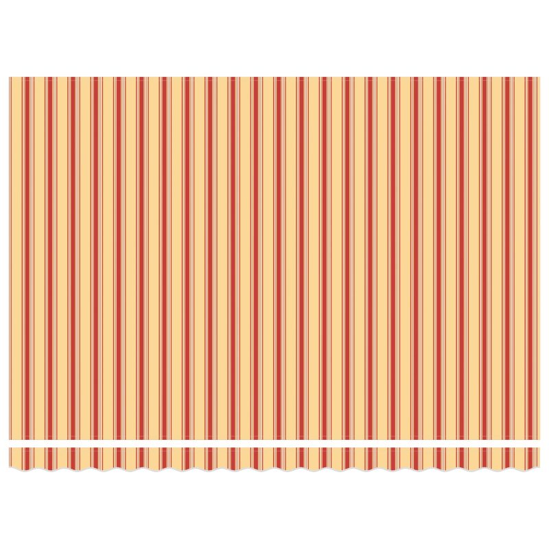 vidaXL Izvelkams jumtiņš Dzeltena un oranža 450 × 300 cm audums