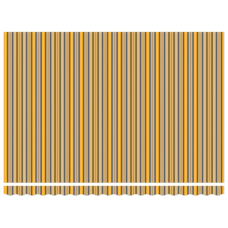 vidaXL Izvelkams jumtiņš Daudzkrāsains 450 ×300 cm audums
