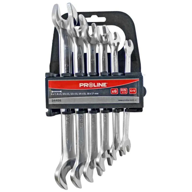 Uzgriežņu atslēgu komplekts Proline 6-17mm 6gab