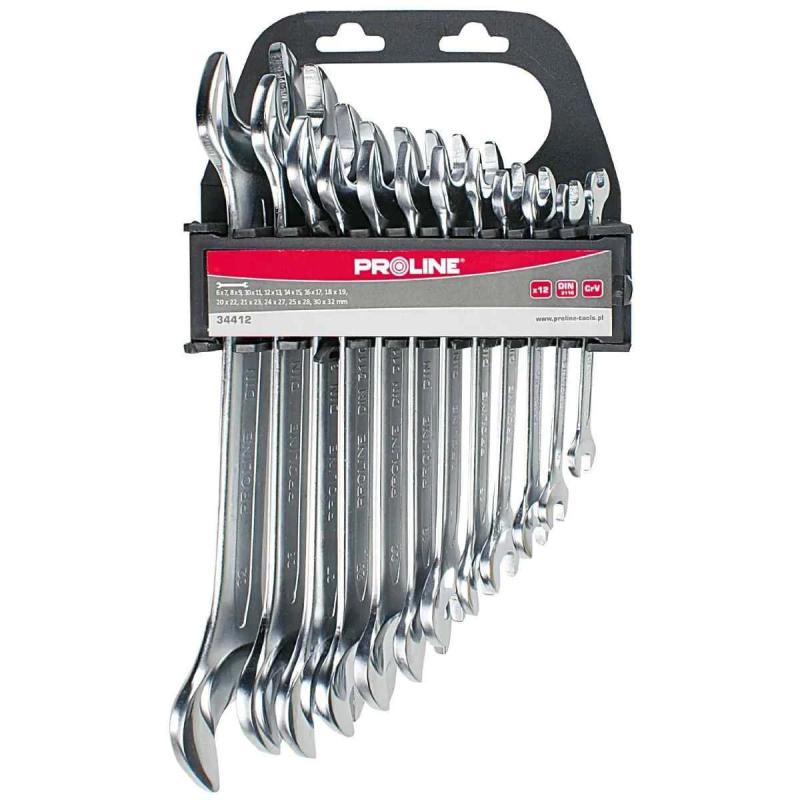 Uzgriežņu atslēgu kompl. Proline 6-32mm 12gab