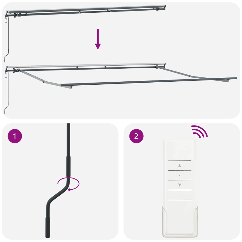 vidaXL Izvelkams jumtiņš oranža un brūna 500 × 350 cm