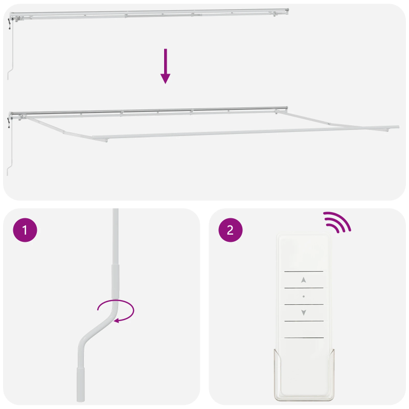 vidaXL Izvelkams jumtiņš Daudzkrāsains 600 × 300 cm audums