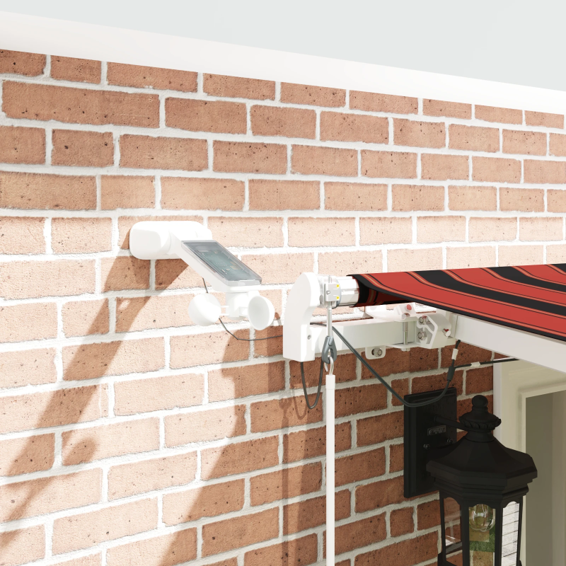 vidaXL Izvelkams jumtiņš Oranžs un brūns 600 × 350 cm