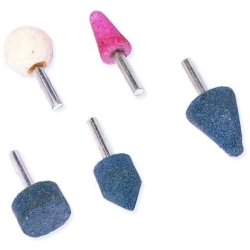 Abrazīvo galviņu komplekts 5gb ar turētāju 6mm