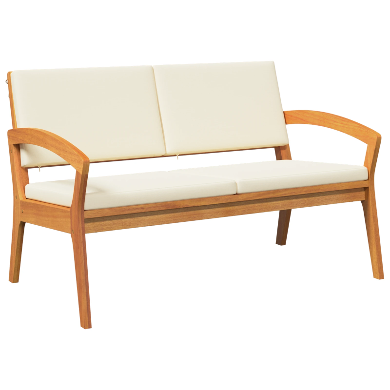 vidaXL Bistro komplekts ar spilvenu 4 pcs Brūna Poliesters