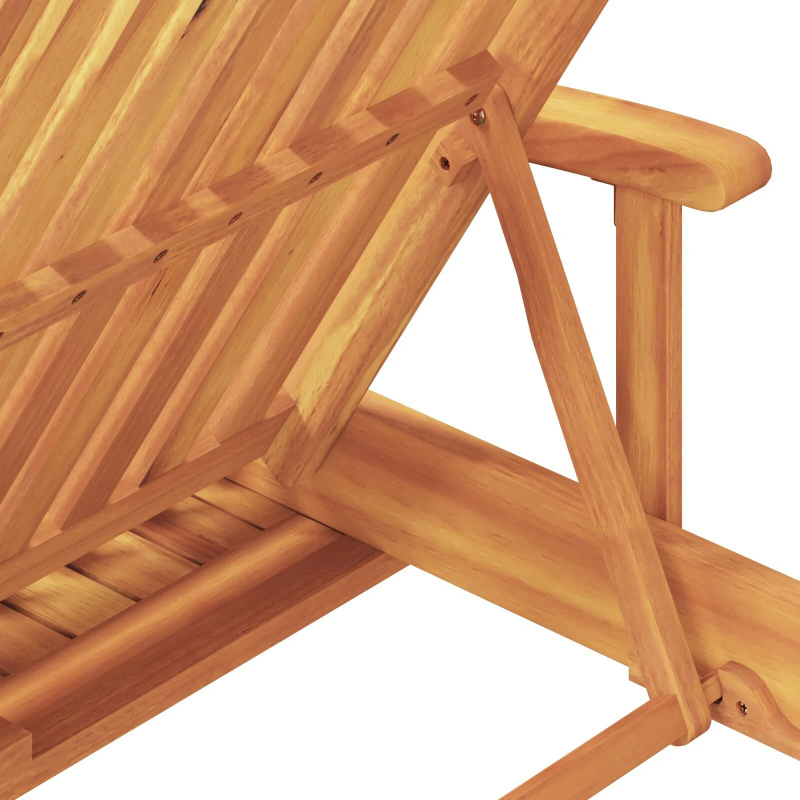 vidaXL Sauļošanās krēsls ar spilvenu 2 pcs Pelēkbrūna 200 x 67 x 84cm